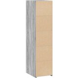 vidaXL Visoka komoda siva sonome 30x41x124 cm od konstruiranog drva | shoptok.hr