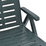  Sklopiva ležaljka za sunčanje plastična zelena | shoptok.hr