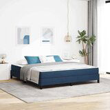 Box spring krevet s madracem Plava 180 x 200 cm tkanina Cijene