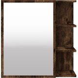  Kupaonski ormarić s ogledalom boja hrasta 62,5x20,5x64 cm drvo | shoptok.hr