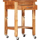  Kuhinjski voziček 55x55x89 cm trden akacijev les | Shoptok.si