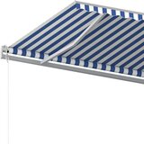  Samostojeća tenda na ručno uvlačenje 600 x 300 cm plavo-bijela | shoptok.hr