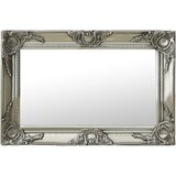  Zidno ogledalo u baroknom stilu 60 x 40 cm srebrno | shoptok.hr