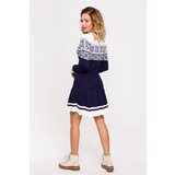 Made Of Emotion Woman's Sweater MXS01 Navy Blue | Eponuda.ba