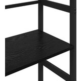 vidaXL Polica Crni hrast 40 x 29,5 x 115 cm Konstruirano drvo | shoptok.hr