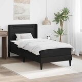  Okvir za krevet Crna 90 x 190 cm Umjetna koža - 90 x 190 cm Cijene