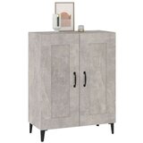  Komoda betonsko siva 69,5x34x90 cm konstruiran les, (20654727) | Shoptok.si