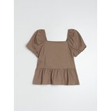 Sinsay Košulja-bluza s viskozom i dodatkom lana | shoptok.hr