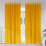  Zavjese za zamračivanje 2 kom. Žuta boja senfa 140 x 260 cm | shoptok.hr