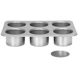 Patisse 6-delni pekač model za mini tortice s snemljivim dnom silver top 8x6x22 Cene