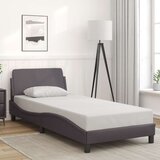  Okvir za krevet Dover sivi 90x200 cm od umjetne kože | shoptok.hr