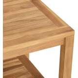  Kava Stol s pohranom Smeđa 45 x 45 x 45 cm Čvrsto teak drvo | shoptok.hr