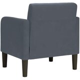 SOFA s naslonima za ruke tamno siva 54 cm baršunasta | shoptok.hr