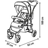 Asalvo dečija kolica Picky Anthracite | Eponuda.com