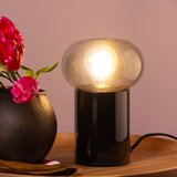Brilliant Stona lampa KNUT 1xE27/25W/230V crna/prozirna | Eponuda.com