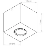sollux SL.1846 - spot svetiljka quad 1xGU10/10W/230V beton/krem