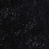  Čupavi tepih s visokim vlaknima crni 100x100 cm poliester | shoptok.hr