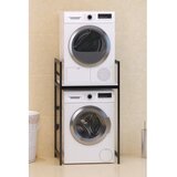 Hanah home C7 - white, black whiteblack washing machine cabinet Cene