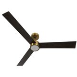  Lucci air 21610549- LED prigušiva ventilator CLIMATE 12W/230V wenge/zlatna + daljinski upravljač | Eponuda.com
