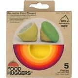 Food Huggers Set set silikonskih poklopaca za voće i povrće boja Orange 5 kom