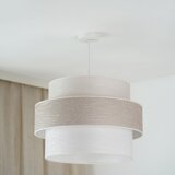  Brilagi - Visilica na sajli DOVER SPACE 1xE27/15W/230V, prečnik 50 cm, siva/krem | Eponuda.com