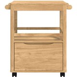  Kuhinjski kolica FLORO Vosak smeđa 72 5 x 45 x 80 cm | shoptok.hr