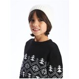 LC Waikiki Crew Neck Patterned Long Sleeve Boy's Knitwear Sweater | Shoptok.si