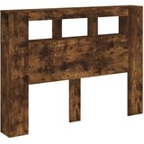  LED uzglavlje boja dimljenog hrasta 140x18,5x103,5 cm | shoptok.hr