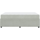  Krevetna konstrukcija Svijetlo siva 120 x 190 cm tkanina | Eponuda.com