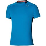 Mizuno Men's T-shirt DryAeroFlow Tee Mykonos Blue, XL cene