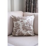 WALLXPERT Dekorativna jastučnica BST059, 45 x 45 cm, Braon-bela | Eponuda.ba
