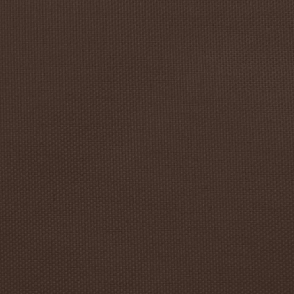 vidaXL Senčno jadro oksford blago trikotno 5x5x6 m rjavo, (20609288) | Shoptok.si