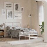  Metalno zamjensko uzglavlje bijelo 120 cm | shoptok.hr