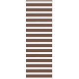 Zebra zavjesa Smeđa 75x230 cm Širina tkanine 70,9 cm Poliester | Shoptok.si