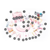 UMU Toys Veterinary set aktivnostna igrača iz lesa Pink 1 kos | Shoptok.si