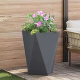 vidaXL Cvetlično korito Antracit 50 x 50 x 75 cm Jeklo | Shoptok.si