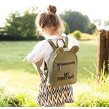 Childhome My First Bag Canvas Khaki dječji ruksak 23 x 7 x 23 cm 1 kom | shoptok.hr