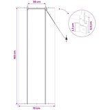 Rolo zavjesa Smeđa 70 x 160 cm Bambus | shoptok.hr