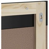  Kupaonsko ogledalo s policom BERG crno 60x12x70 cm masivno drvo | shoptok.hr
