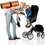 Stokke Torba za kolica, Crno - narandžasta | Eponuda.com