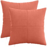  Presvlaka za jastuk 2 pcs ALMELO Crvena narančasta 50 x 50 cm Slike