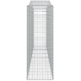  Lučne gabionske košare 5 kom 400x50x140/160cm pocinčano željezo | shoptok.hr