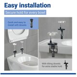 Wenko WC daska s automatskim zatvaranjem 36,5 x 45 cm Roanne – | shoptok.hr