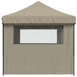 Šator za svadbe - šator za zabave Sivo-smeđa 292 x 440 x 315 cm Oxford tkanina - Sivo-smeđa s dvije bočne zidove Da | shoptok.hr