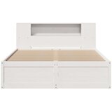 vidaXL Okvir kreveta bez madraca bijeli 160x200 cm od masivne borovine | shoptok.hr