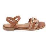 GOODIN Brown sandals with leather insole | Shoptok.si