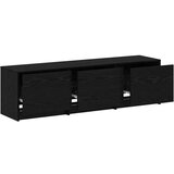 TV omarica z LED lučmi Črna Orehovina 140 x 34 x 40 cm, (5000112973) | Shoptok.si