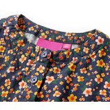  Dječja haljina s dugim rukavima modra 128 | shoptok.hr