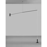 Nova Luce Mat crna metalna LED stojeća svjetiljka (visina 250 cm) Voice – | shoptok.hr