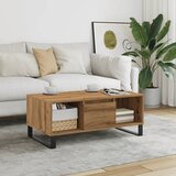 vidaXL Klubska mizica artisan hrast 90x50x36,5 cm inženirski les Cene